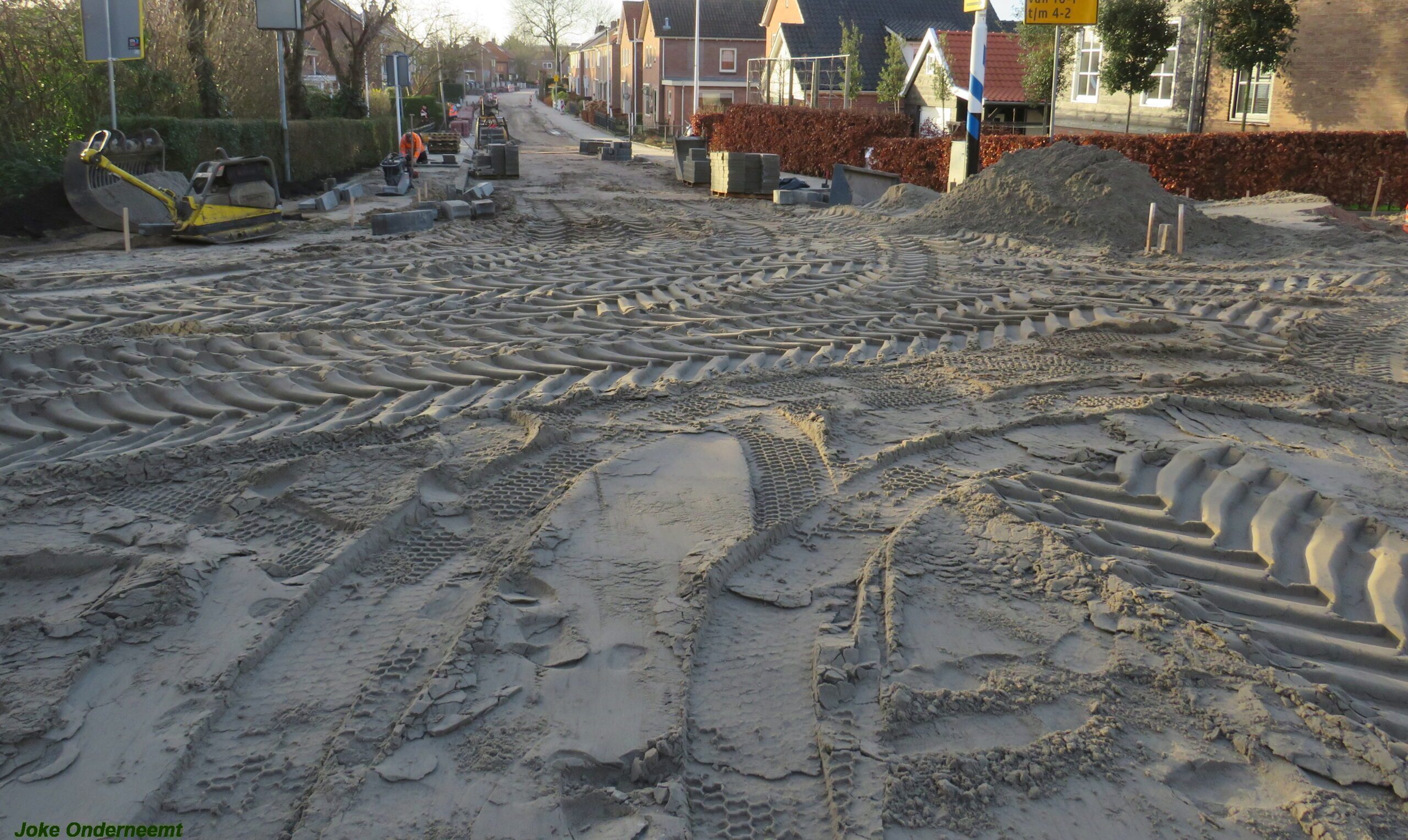 Enorme “zandbak” moet vrijdag af zijn