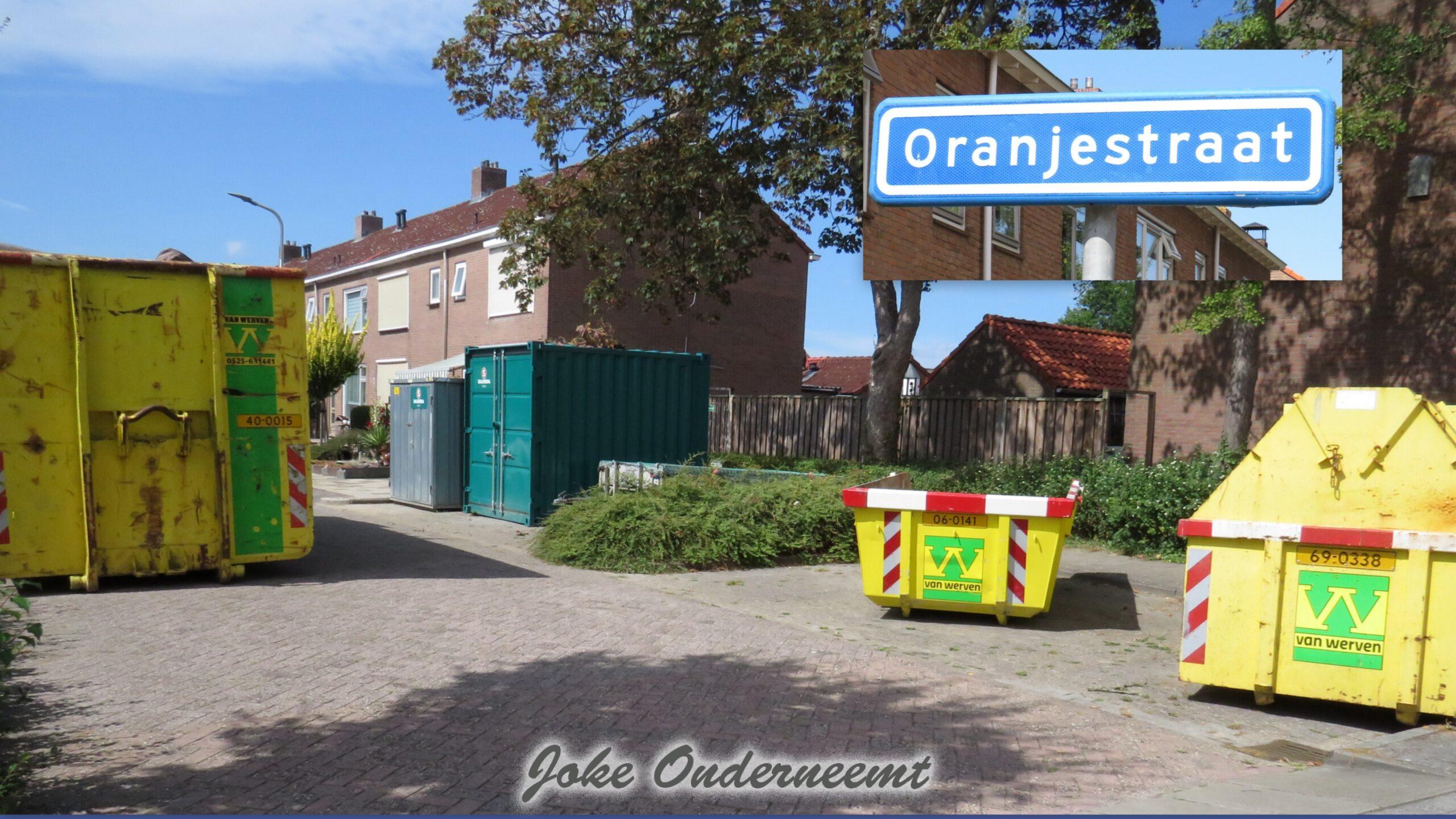 Eerste bewoners uit de Oranjestraat vertrekken dit weekend elders in Genemuiden