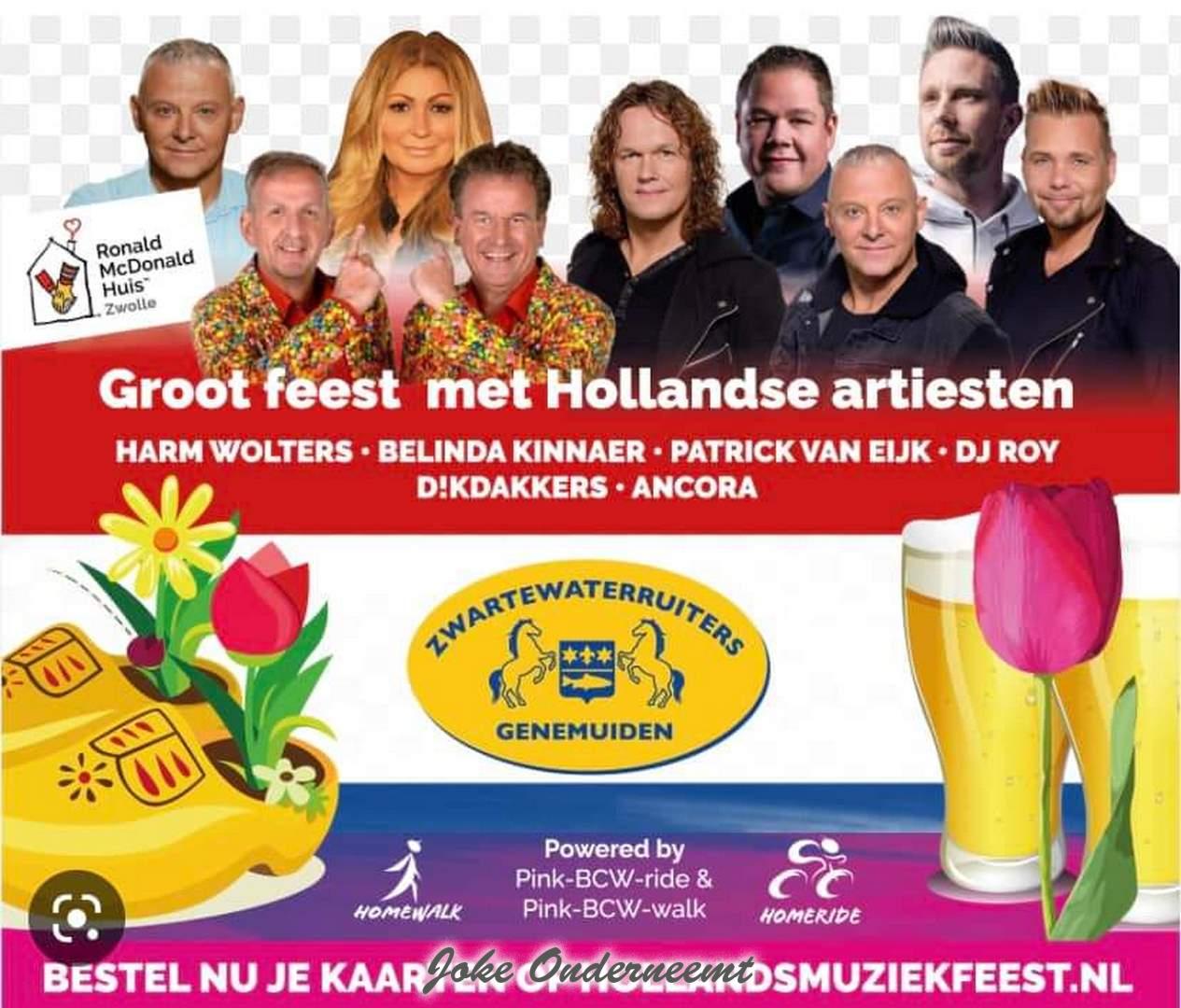 Oer Hollands muziekfeest vrijdag in de manege van de Zwartewaterruiters voor het Ronald McDonald kinderfonds