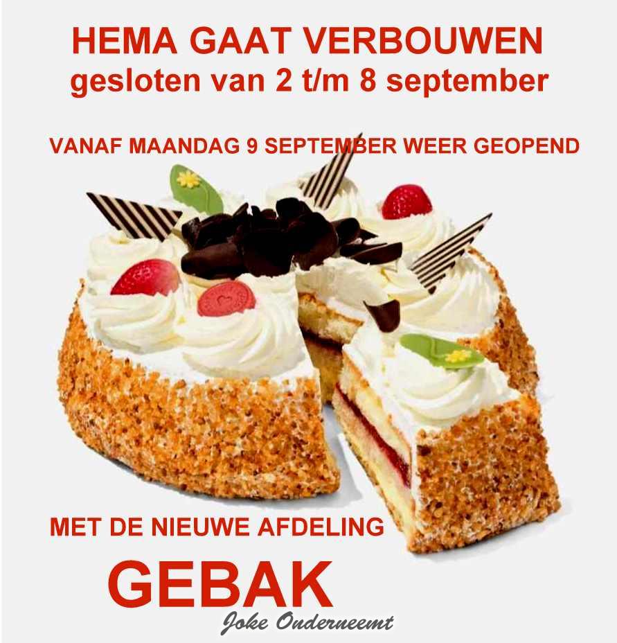 HEMA VOLGENDE WEEK GESLOTEN