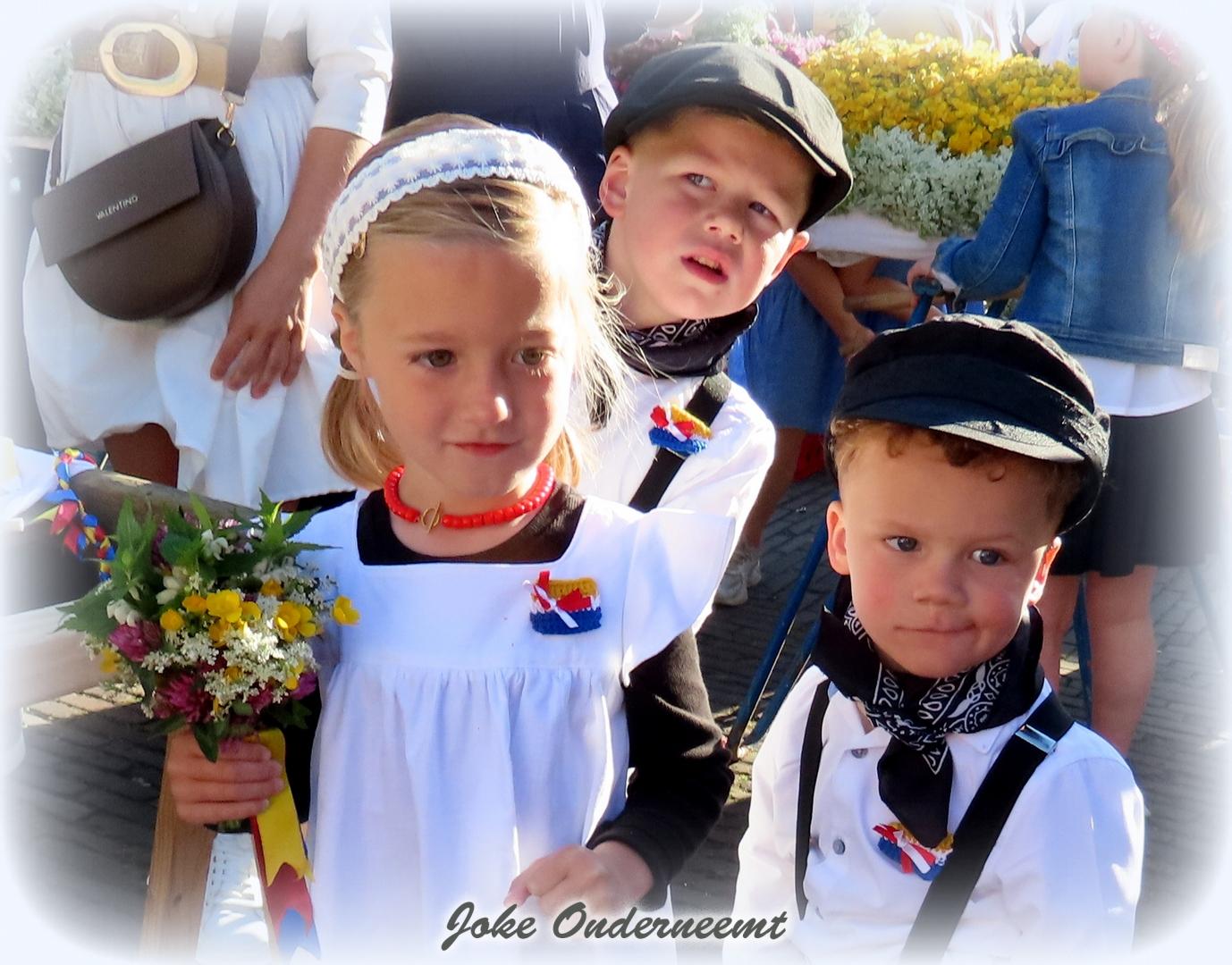 Indrukwekkende stoet van Luiemottes door Genemuiden.