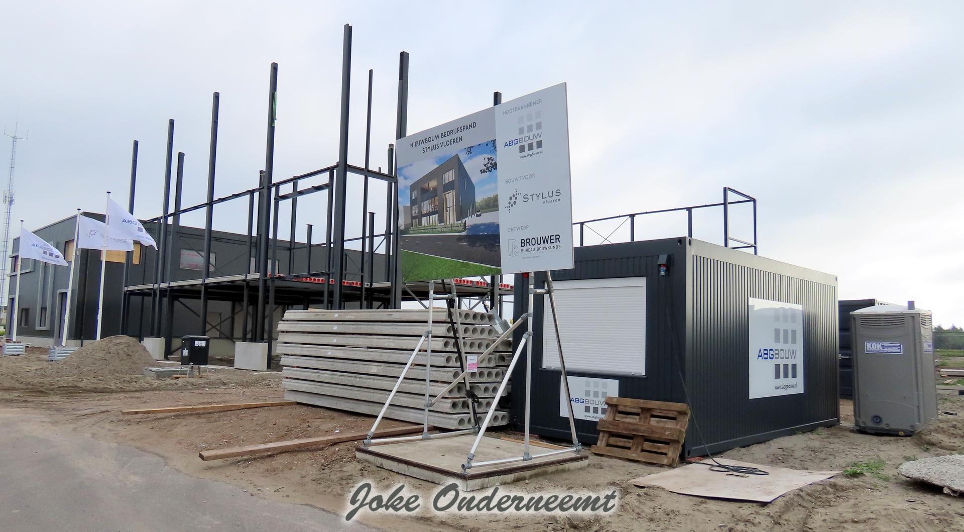 Industriegebied Zevenhont Oost van weiland naar bedrijven terrein.