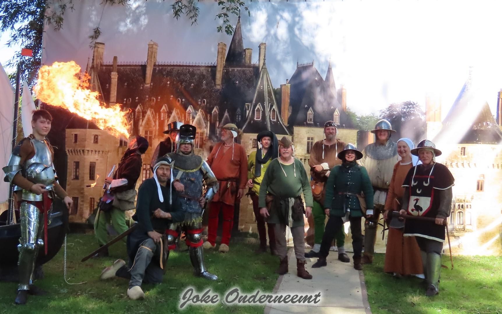 Ridders bij het Blokhuis… in het plantsoen