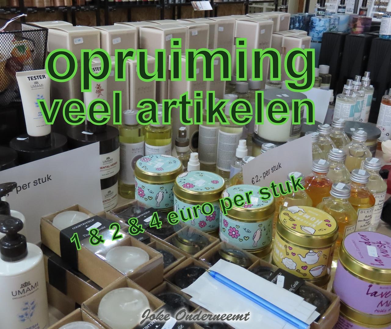 Carla’s geuren en kleuren ruimt alles op !